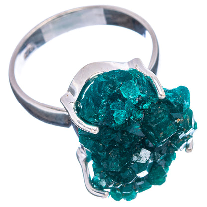 Dioptase Ring Size 8 (.925 Sterling Silver)