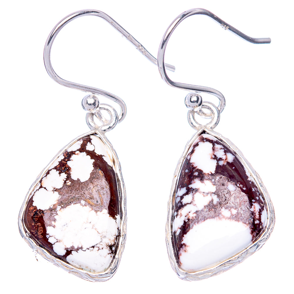 Wild Horse Jasper 925 Sterling Silver Earrings 1 1/4" (925 Sterling Silver) E1229