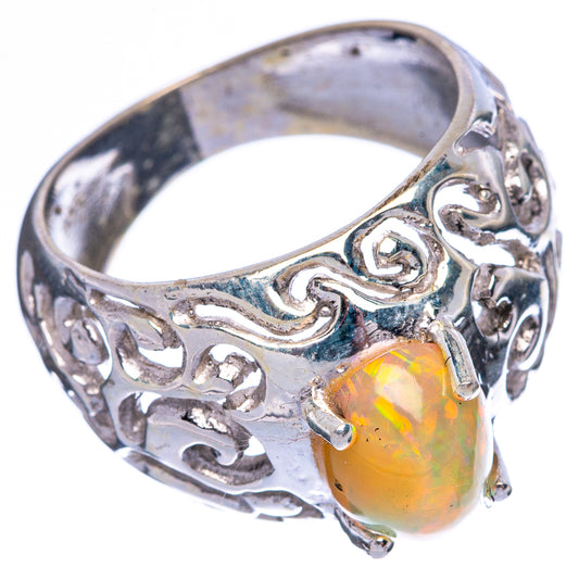 Rare Ethiopian Opal Ring Size 6.25 (925 Sterling Silver) R145927