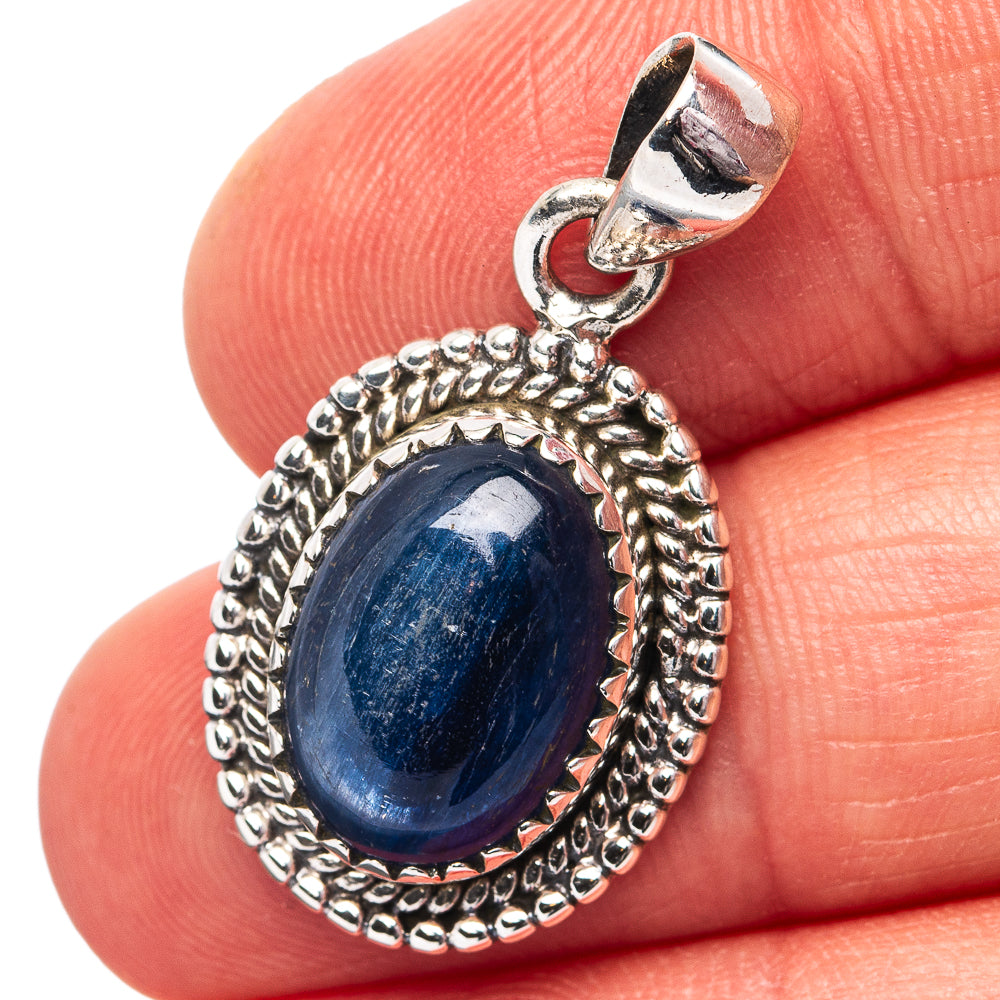 Kyanite Pendant 1 1/8" (.925 Sterling Silver)