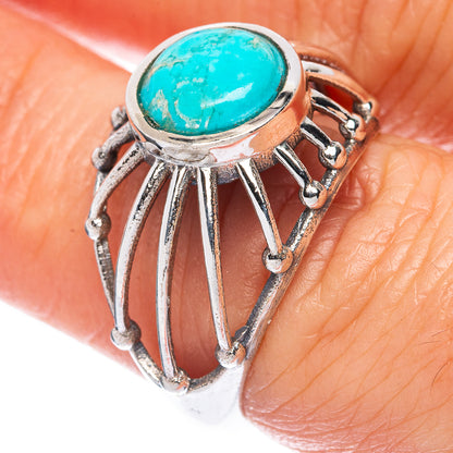 Rare Arizona Turquoise Ring Size 7 (925 Sterling Silver) R2859