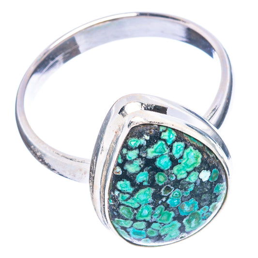 Rare Arizona Spiderweb Turquoise Ring Size 9 (925 Sterling Silver) R4757