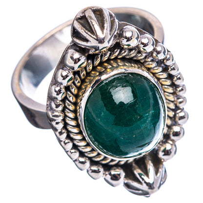 10+ ct Premium Zambian Emerald Ring Size 7 Adjustable (.925 Sterling Silver)