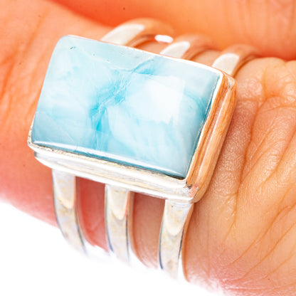 Larimar Ring Size 5.75 (925 Sterling Silver) R1687
