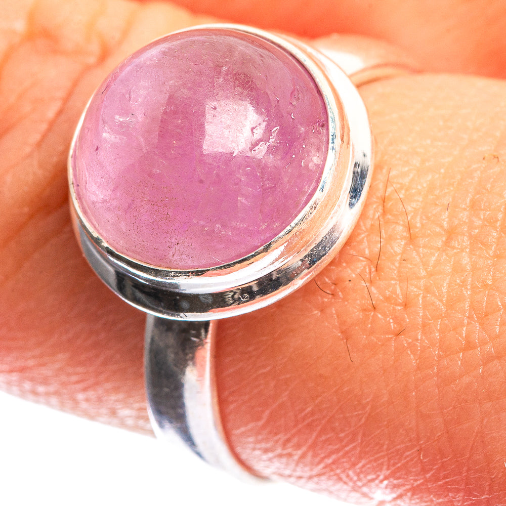 Kunzite 925 Sterling Silver Ring Size 8.75