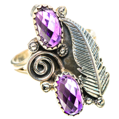 Faceted Amethyst 925 Sterling Silver Ring Size 9 (925 Sterling Silver) RING139611