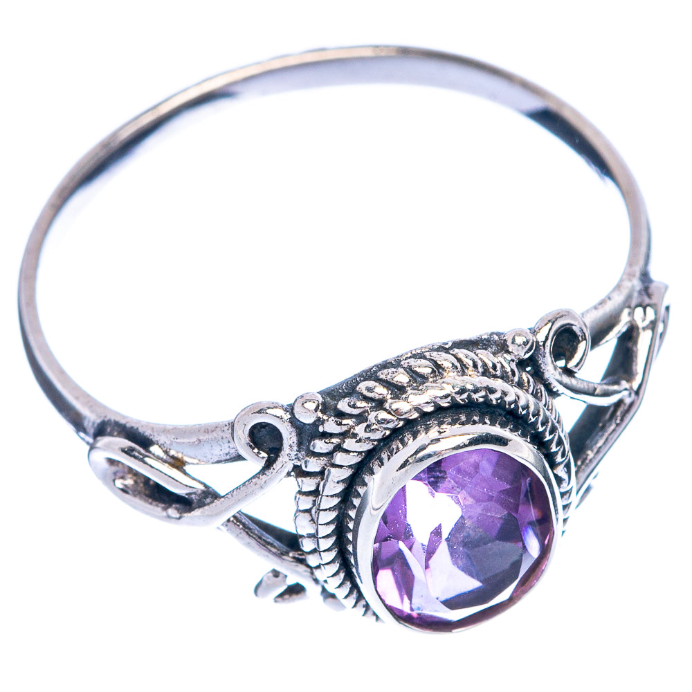 Faceted Amethyst Dainty Ring Size 9 (925 Sterling Silver) R145450