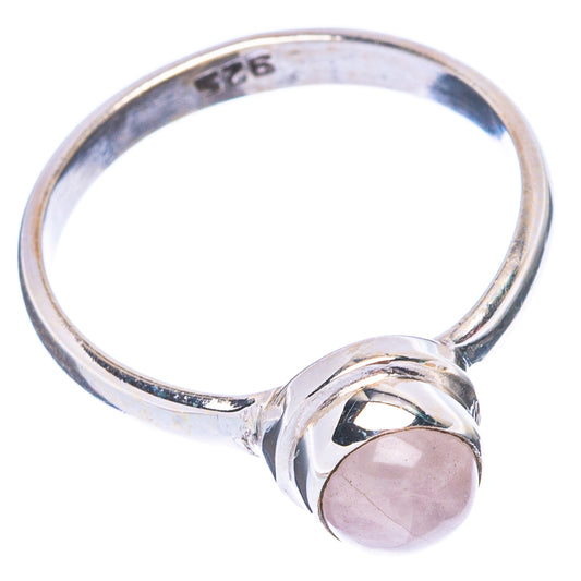 Rose Quartz Dainty Ring Size 7 (925 Sterling Silver) R5266