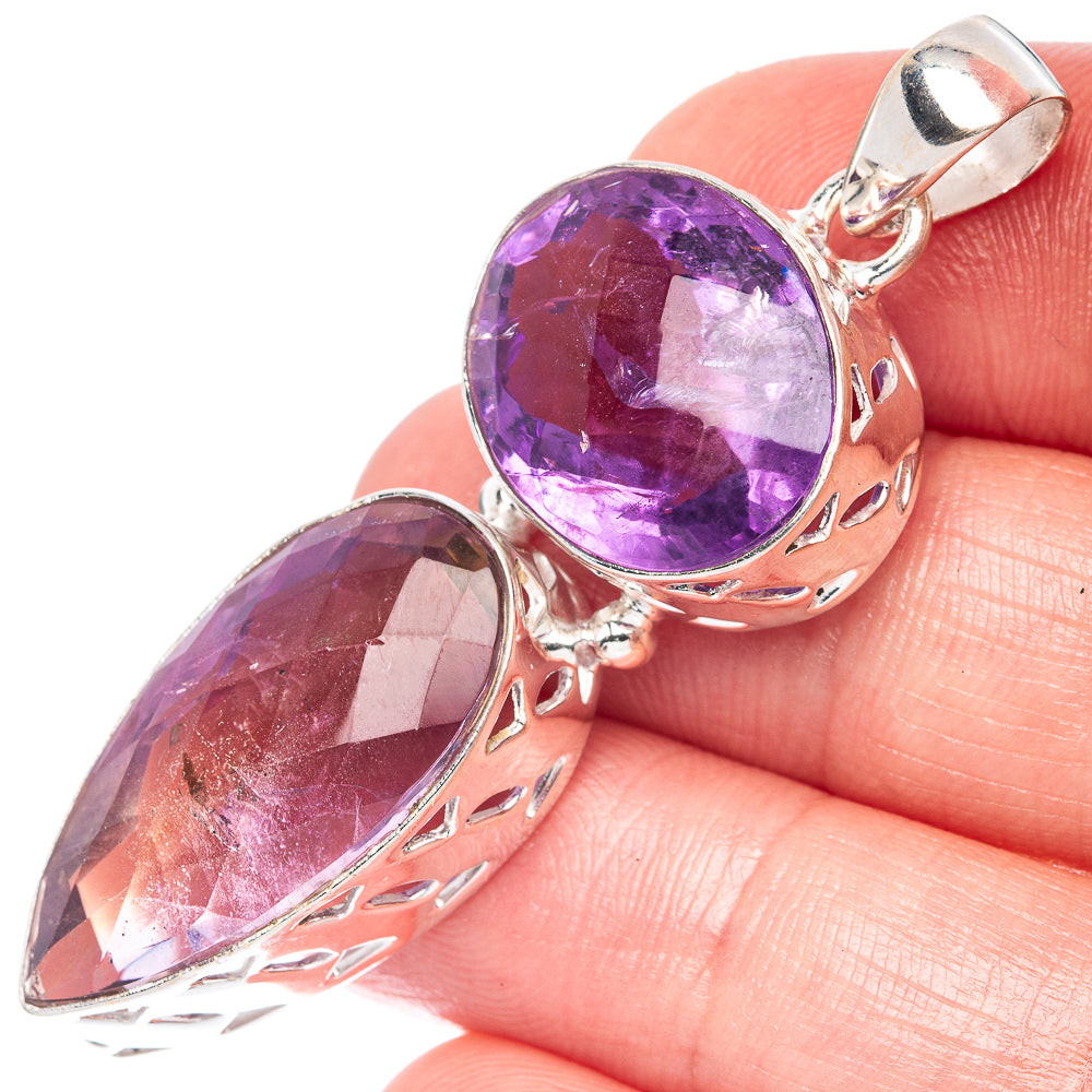 Large Ametrine Pendant 2 1/8" (925 Sterling Silver) P44376