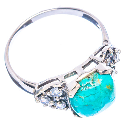 Rare Arizona Turquoise Ring Size 9.5 (925 Sterling Silver) R4777