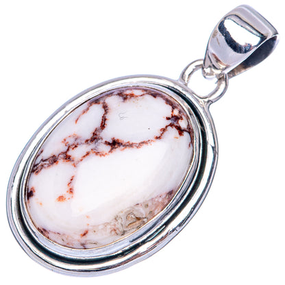 Wild Horse Jasper Pendant 1 3/8" (925 Sterling Silver) P41378