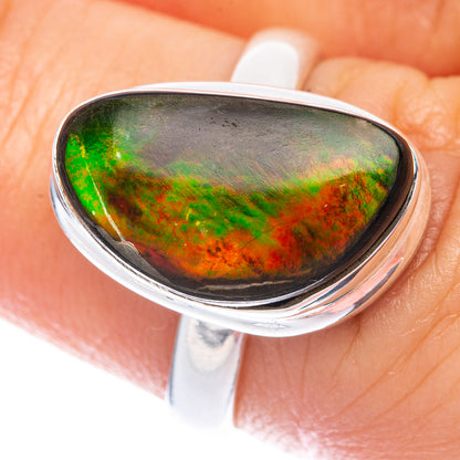 Ammolite Ring Size 6 (925 Sterling Silver) R144964