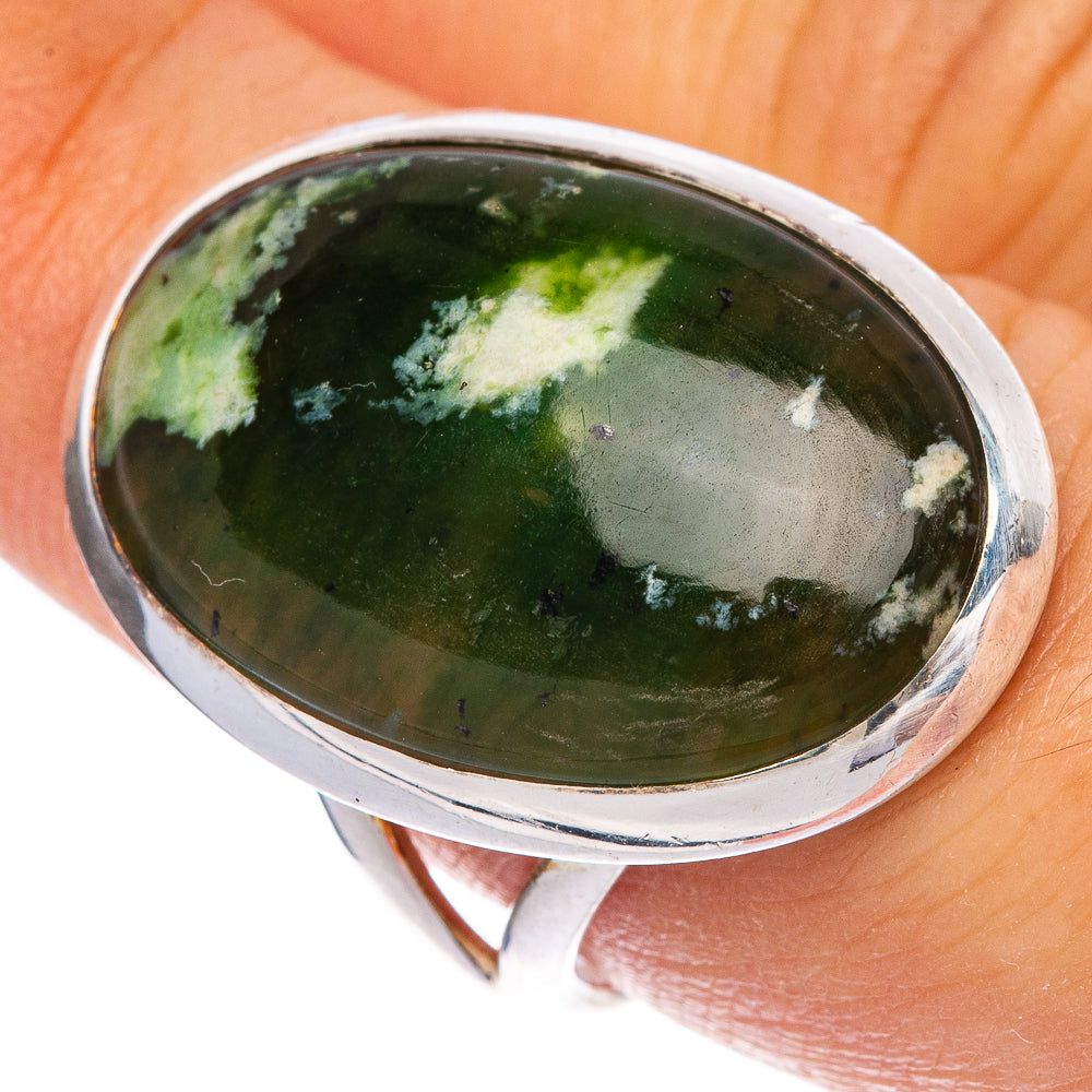 Green Aventurine Ring Size 7.75 (925 Sterling Silver) R145322