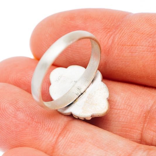 Santa Maria Turquoise Ring Size 8 (.925 Sterling Silver)