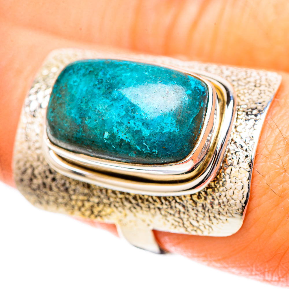 Chrysocolla Ring Size 8 (925 Sterling Silver) RING137813