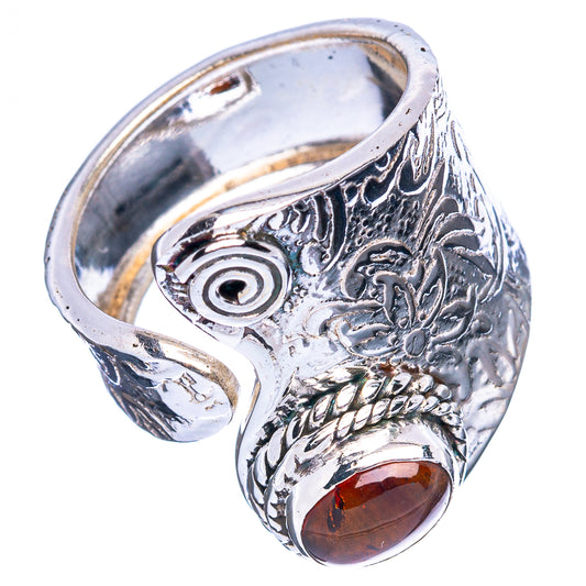 Amber Ring Size 6 (925 Sterling Silver) R3683