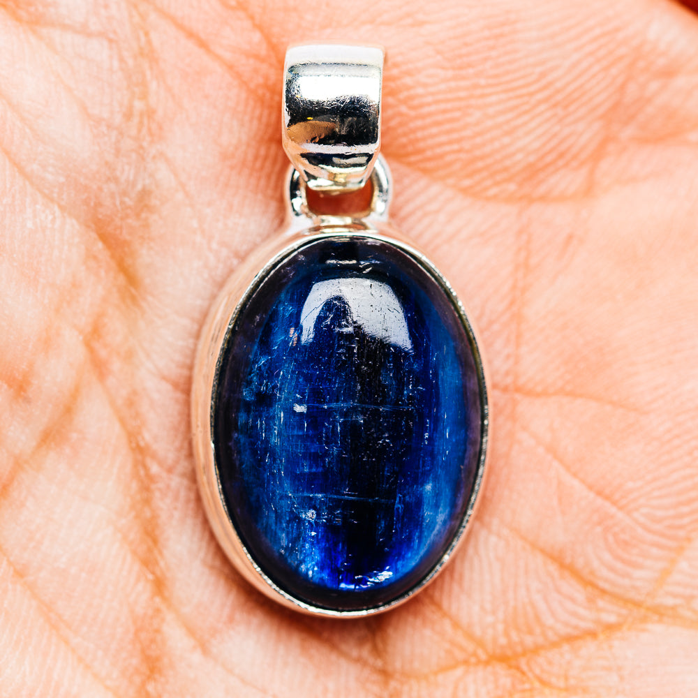 Kyanite Pendant 1 1/8" (.925 Sterling Silver)