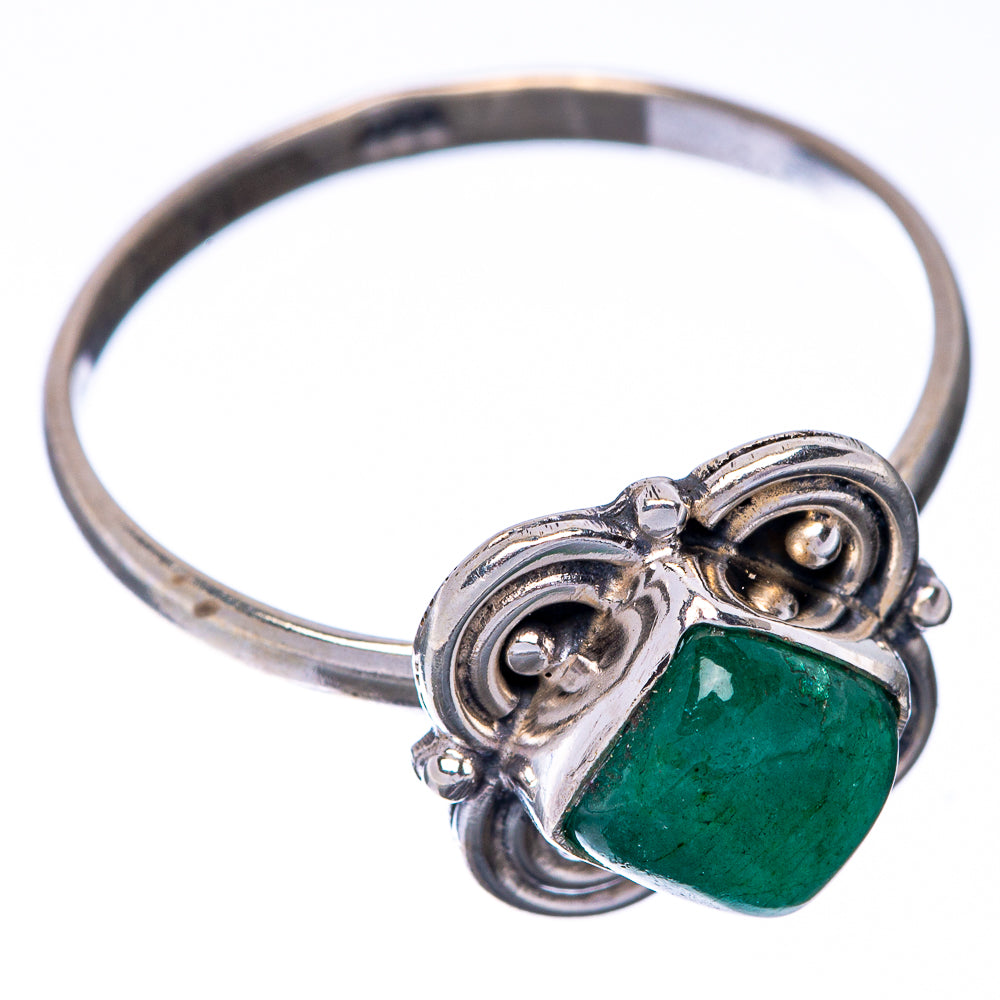 Emerald Dainty Ring Size 9 (925 Sterling Silver) R145208