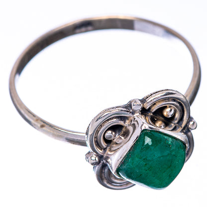 Emerald Dainty Ring Size 9 (925 Sterling Silver) R145208