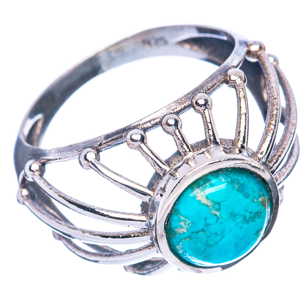 Rare Arizona Turquoise Ring Size 7 (925 Sterling Silver) R2859