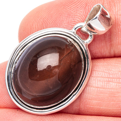 Cat Eye Pendant 1 1/4" (925 Sterling Silver) P40963