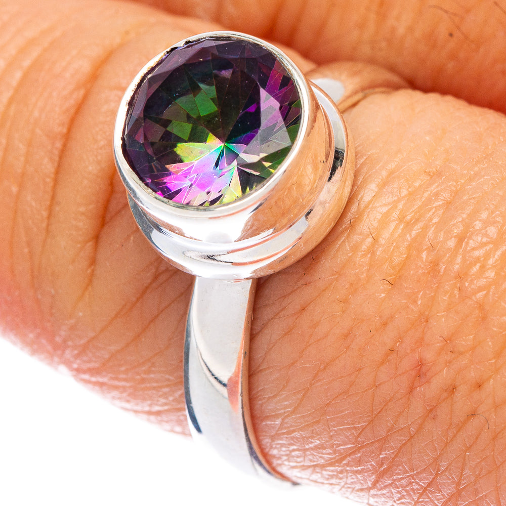 Mystic Topaz Ring Size 8.25 (925 Sterling Silver) R146603