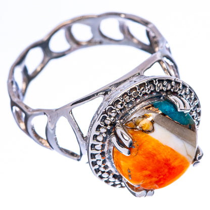 Spiny Oyster Turquoise Ring Size 9 (925 Sterling Silver) R146229