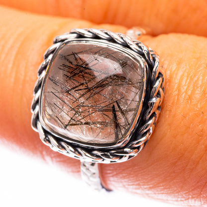 Premium Tourmalinated Quartz Ring Size 8.25 (925 Sterling Silver) R141778