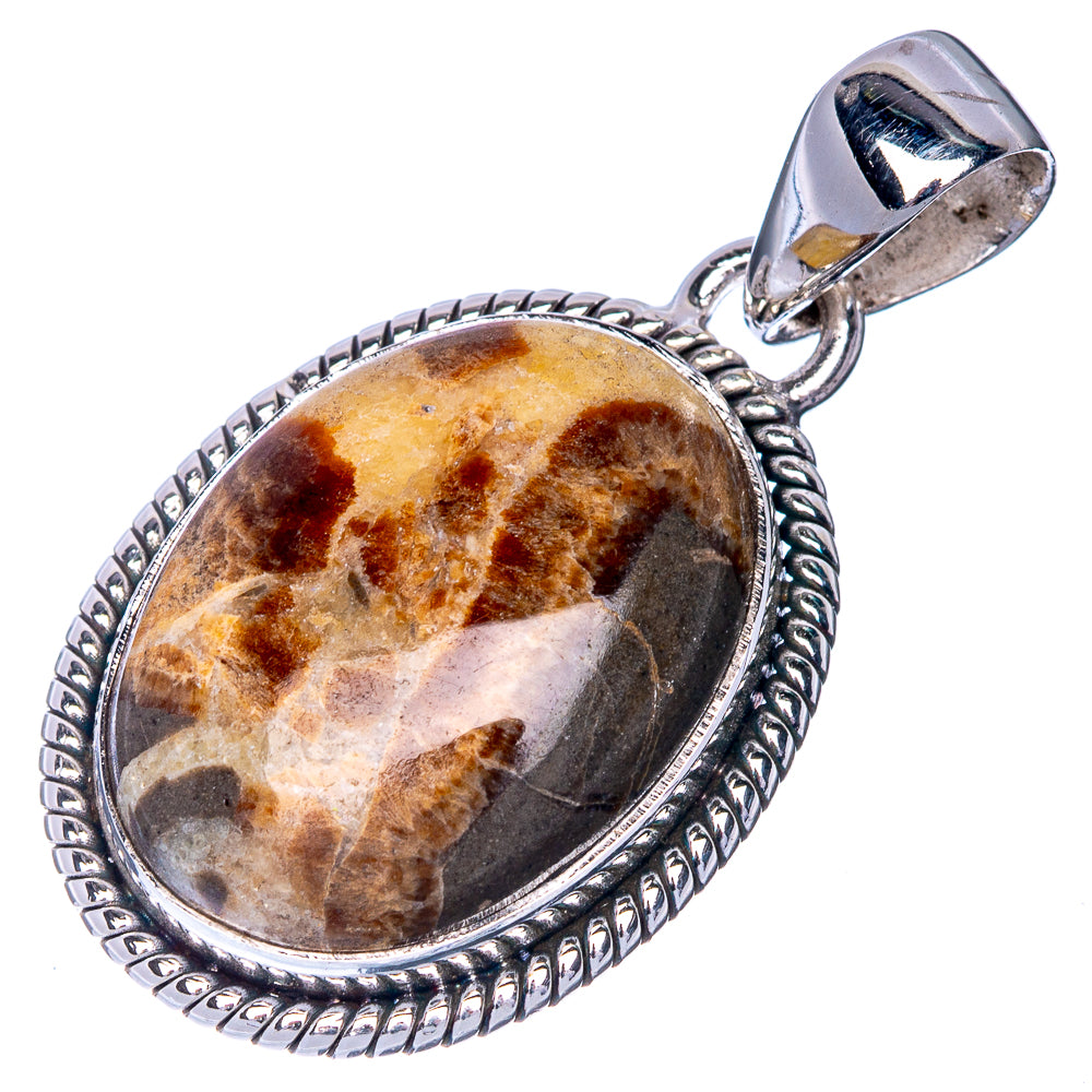 Septarian Pendant 1 3/8" (925 Sterling Silver) P40893