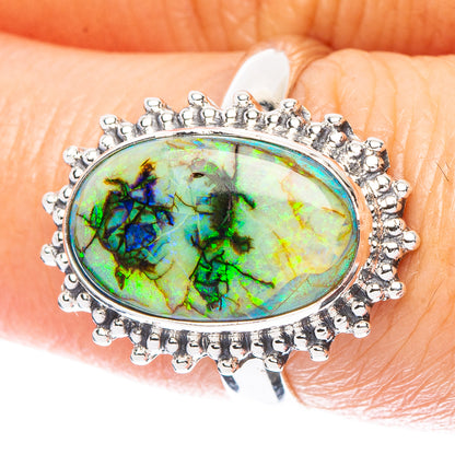 Rare Sterling Opal Ring Size 7 (925 Sterling Silver) R4661