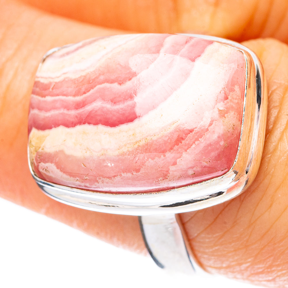 Rhodochrosite Ring Size 7.25 (925 Sterling Silver) R4230