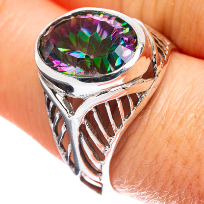 Mystic Topaz Ring Size 8.75 (925 Sterling Silver) R3192