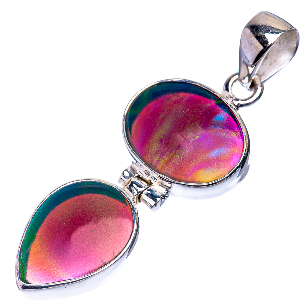 Aura Opal Pendant 1 3/4" (925 Sterling Silver) P39279