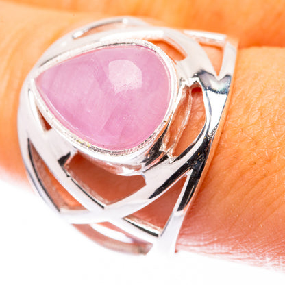 Pink Moonstone Ring Size 8.75 (925 Sterling Silver) R141489