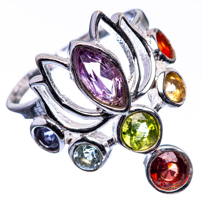 Chakra Lotus Dainty Ring Size 6 (925 Sterling Silver) R142587