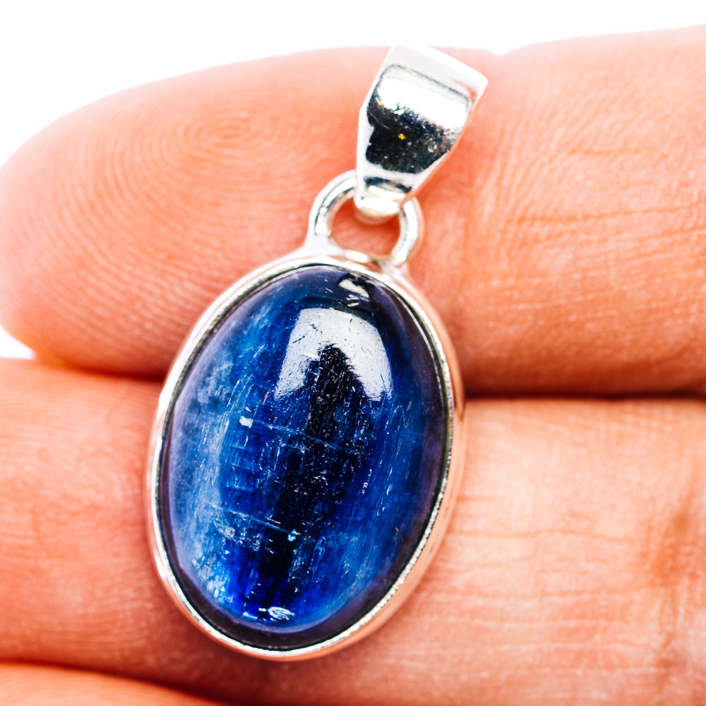 Kyanite Pendant 1 1/8" (.925 Sterling Silver)