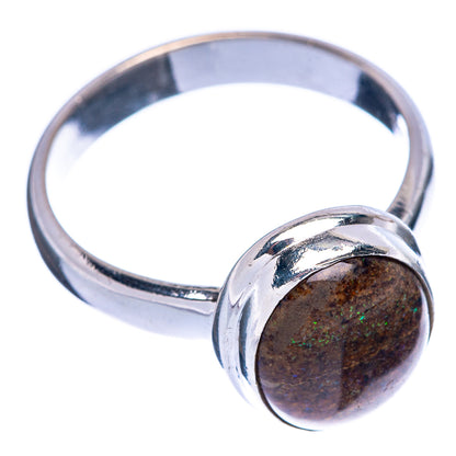 Rare Andamooka Opal Ring Size 6.75 (925 Sterling Silver) R145598
