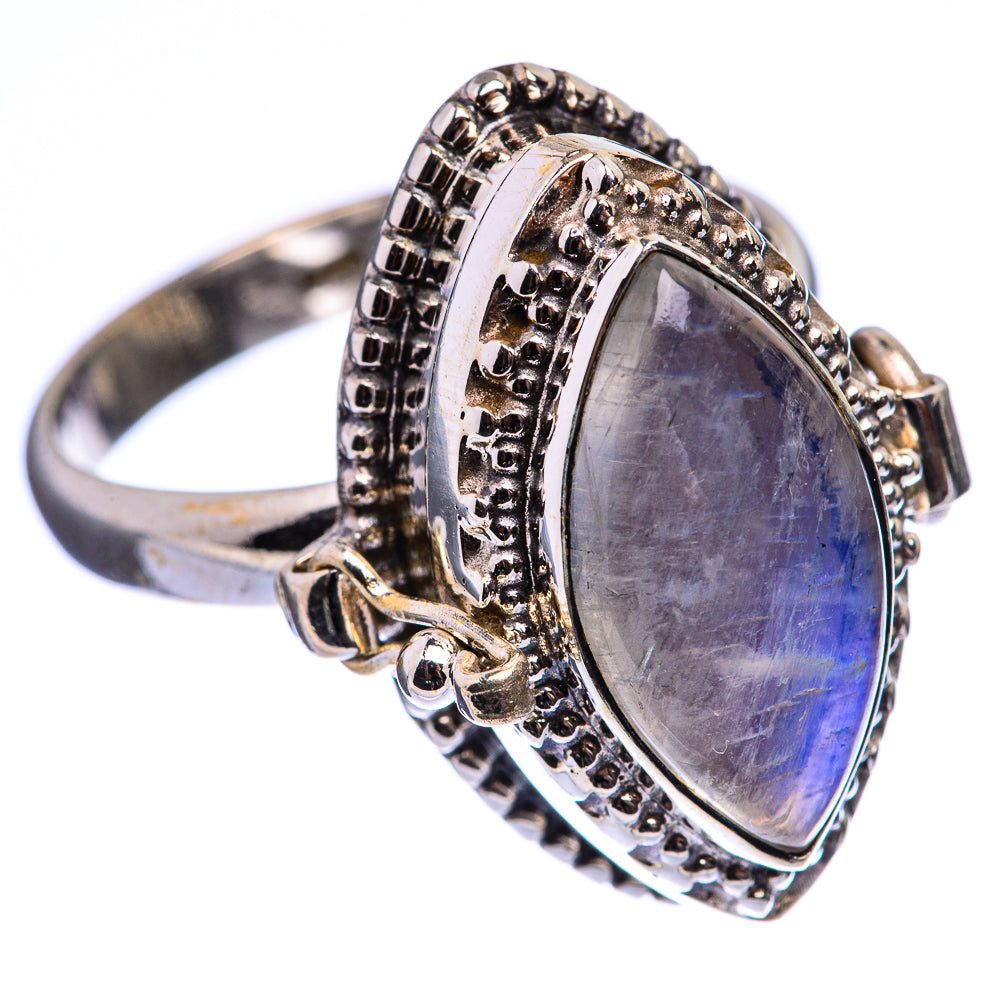 Poison Rainbow Moonstone Ring Size 11.5 (925 Sterling Silver) R142857
