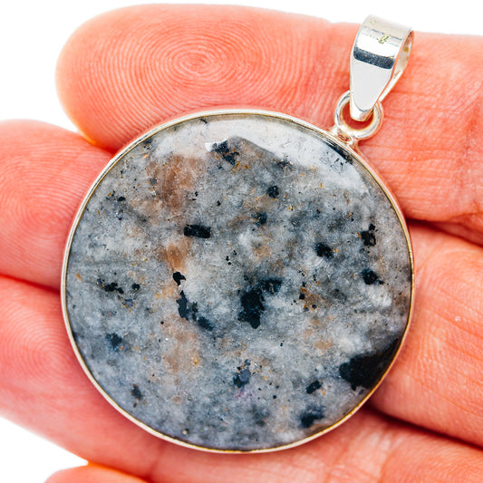 Premium Yooperlite Pendant 1 3/4" (.925 Sterling Silver)