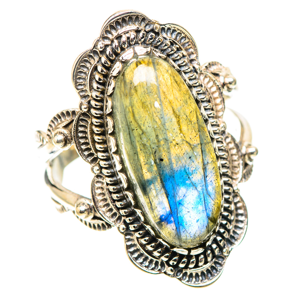 Labradorite Ring Size 8 (925 Sterling Silver) RING138703