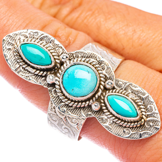 Large Sleeping Beauty Turquoise Ring Size 10 (925 Sterling Silver) R144941