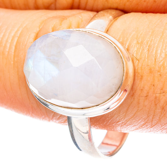 Rainbow Moonstone 925 Sterling Silver Ring Size 12.75 (925 Sterling Silver) R6134