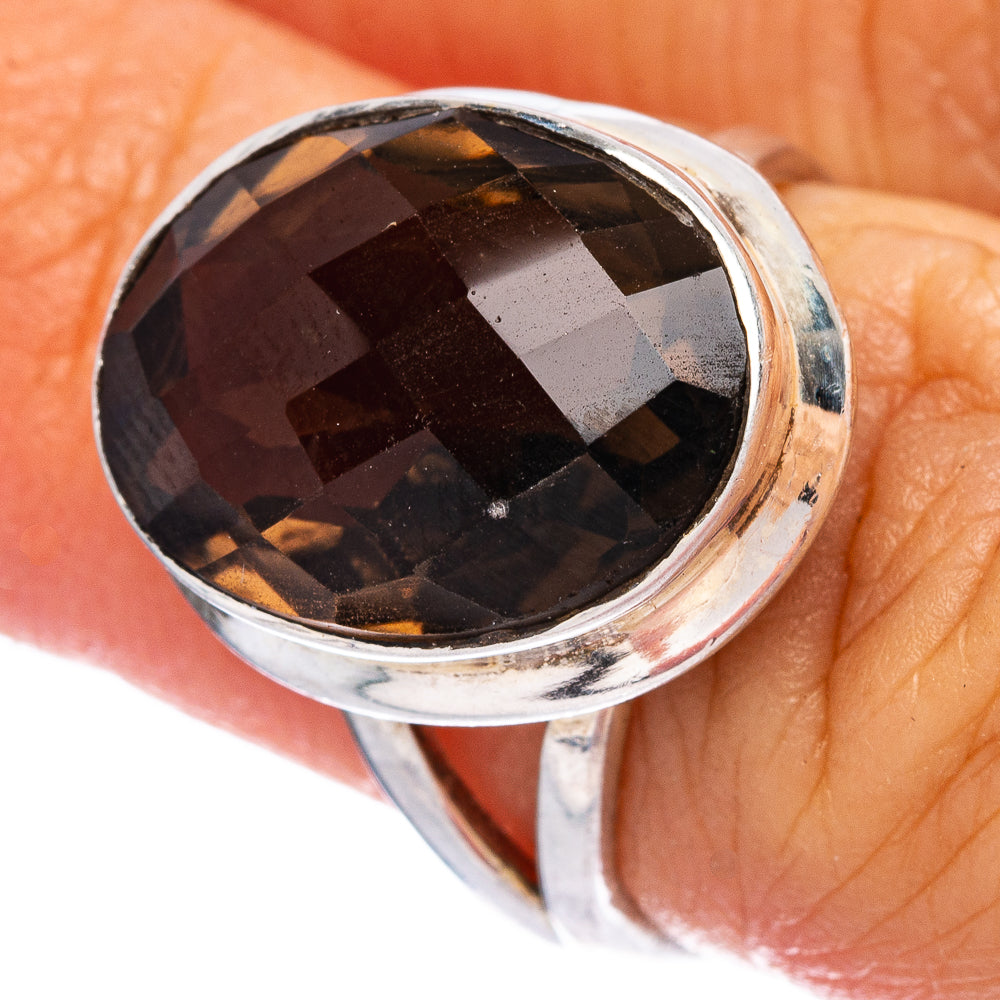 Smoky Quartz Ring Size 6.25 (925 Sterling Silver) R146517