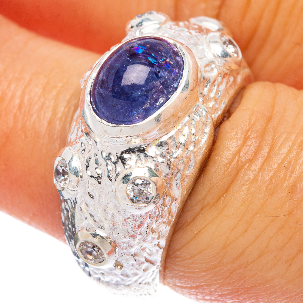 Natural Tanzanite Ring Size 6.75 (925 Sterling Silver) R145933