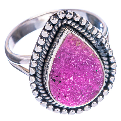 Cobalto Calcite Druzy Ring Size 7 (925 Sterling Silver) R1275