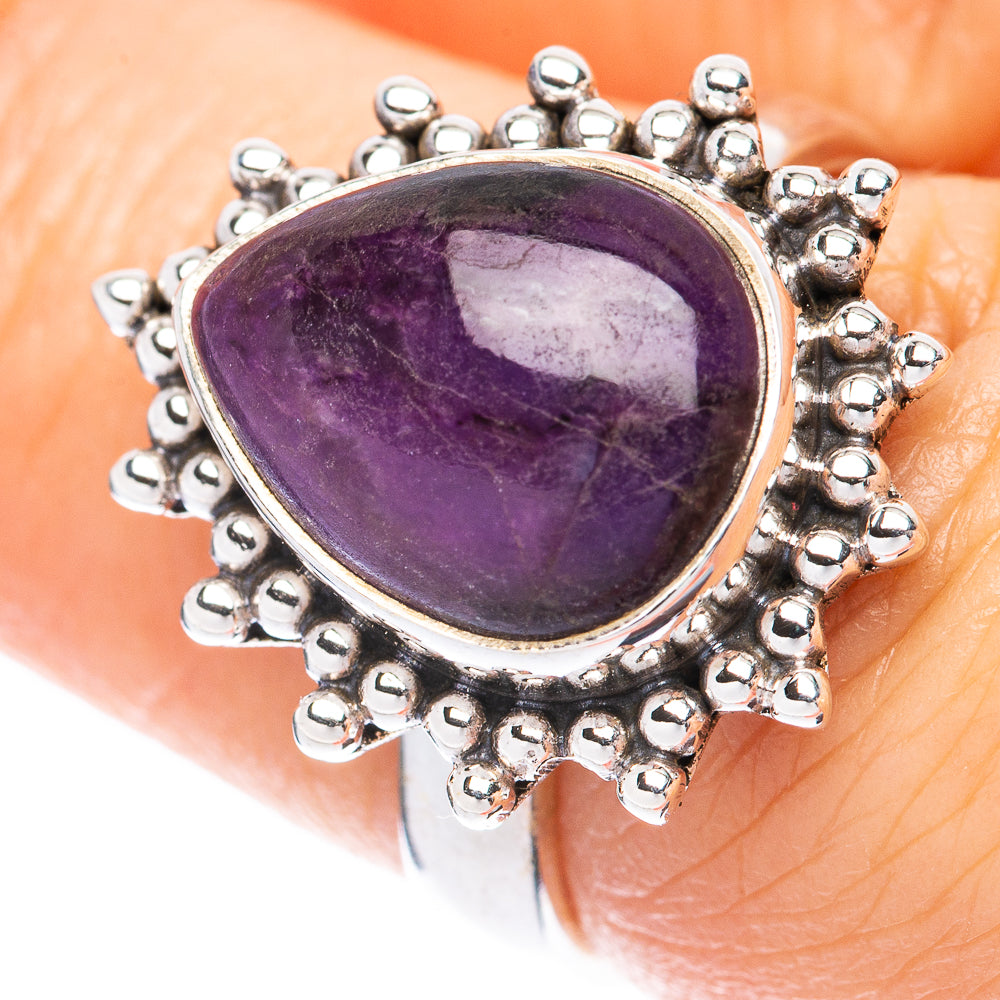 Rare Sugilite Ring Size 6.75 (925 Sterling Silver) R2091
