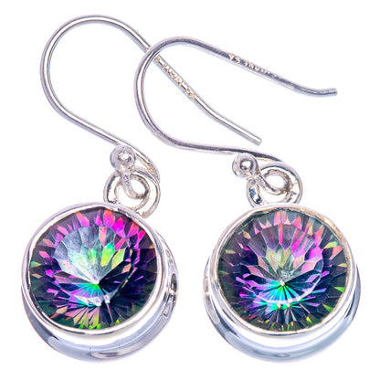 Mystic Topaz Earrings 1 1/8" (925 Sterling Silver) E433521