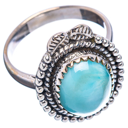 Larimar Ring Size 6.75 (.925 Sterling Silver)