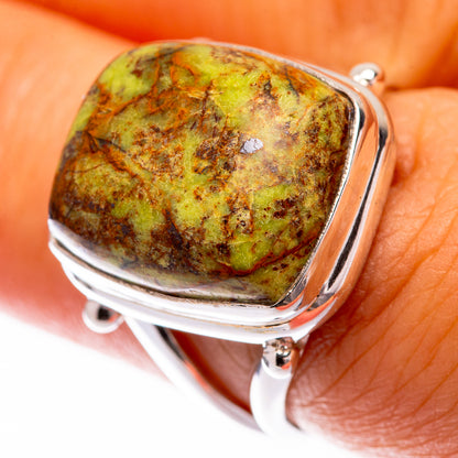 Gaspeite Ring Size 6.5 (925 Sterling Silver) R140755