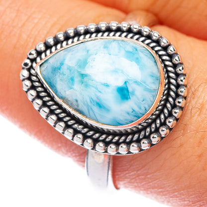 Larimar Ring Size 9.75 (925 Sterling Silver) R144838
